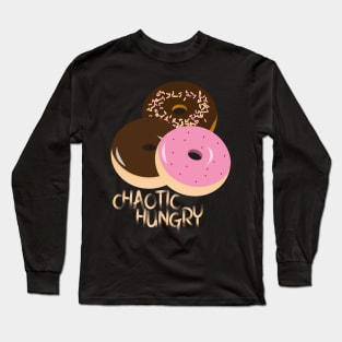 Chaotic Hungry RPG Alignment Donuts Long Sleeve T-Shirt